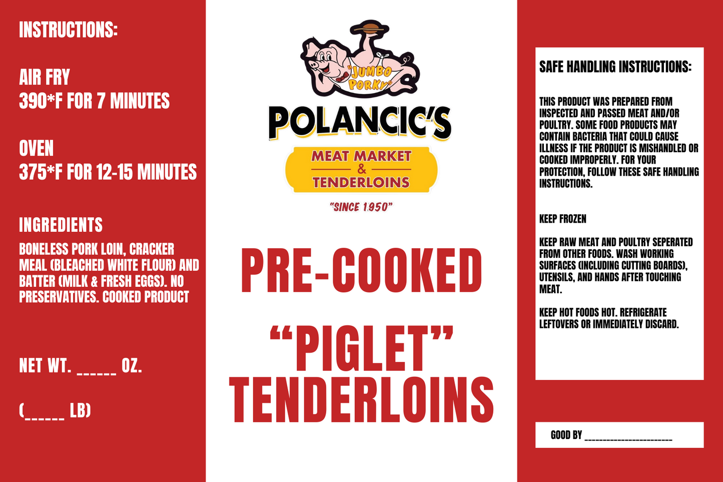 Air Fryer Porkys 5 Pack